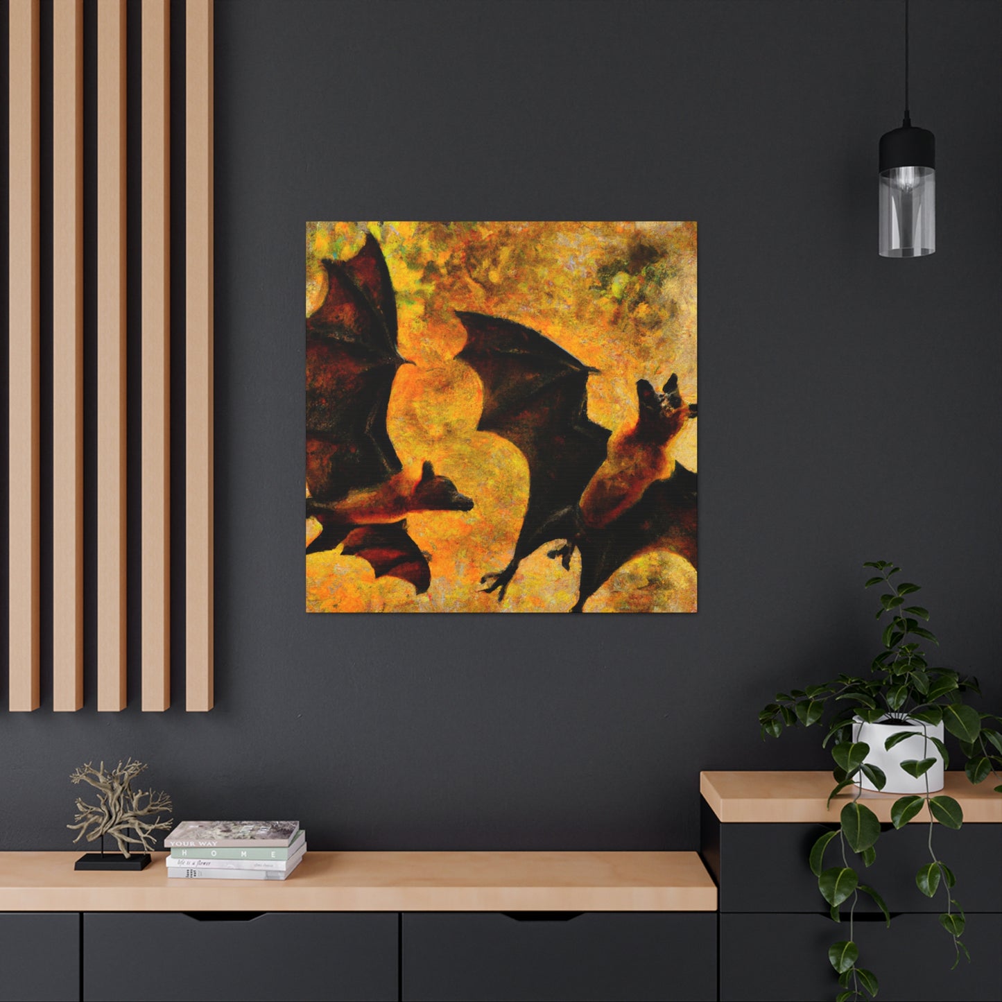 Silent Flying Foxes - Canvas