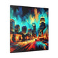 "Vibrant Urban Dream" - Canvas