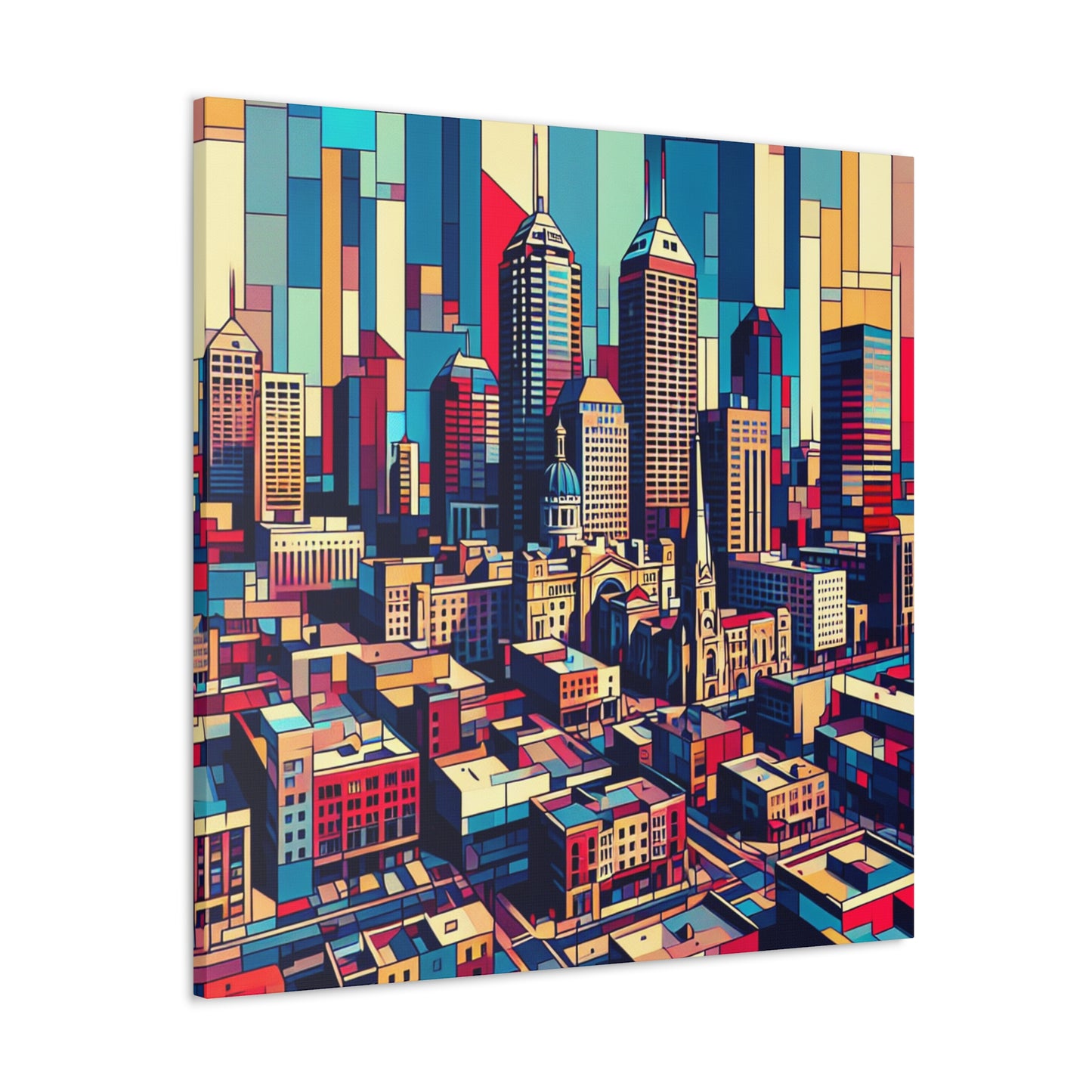 "Urban Canvas: Indy Impressions" - Canvas