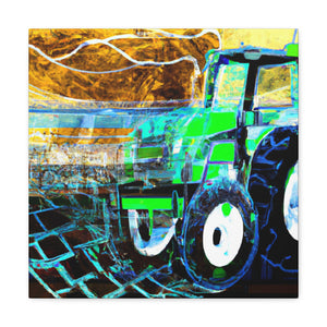 Tractor's Bold Awakening - Canvas