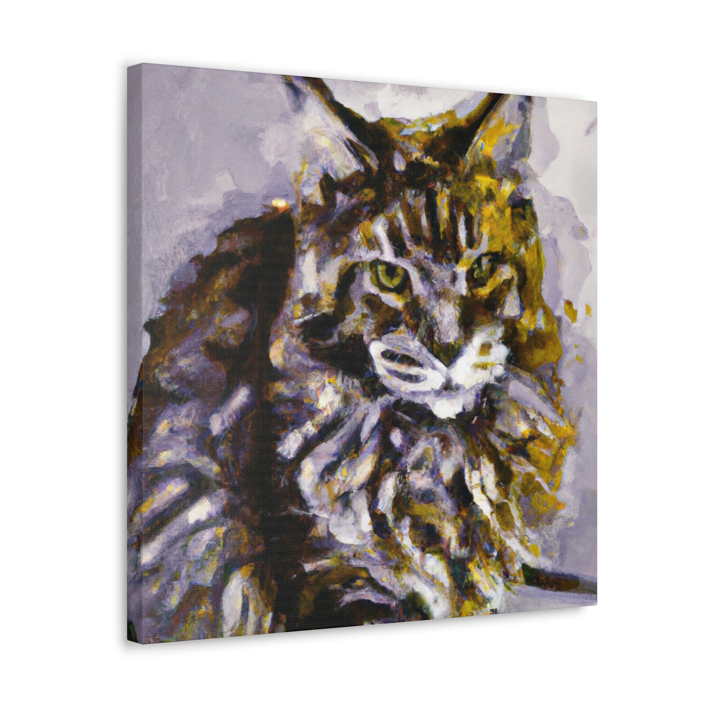 Maine Coon Expressionism - Canvas