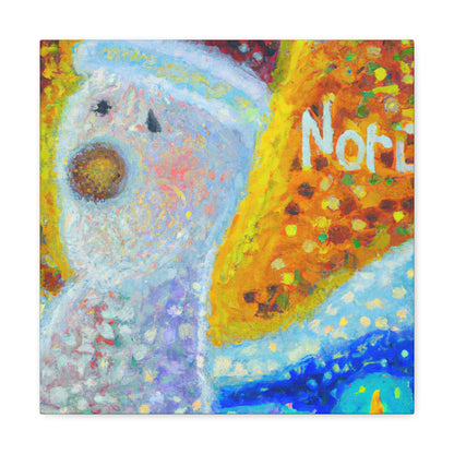 "Polar Pointillism Vision" - Canvas