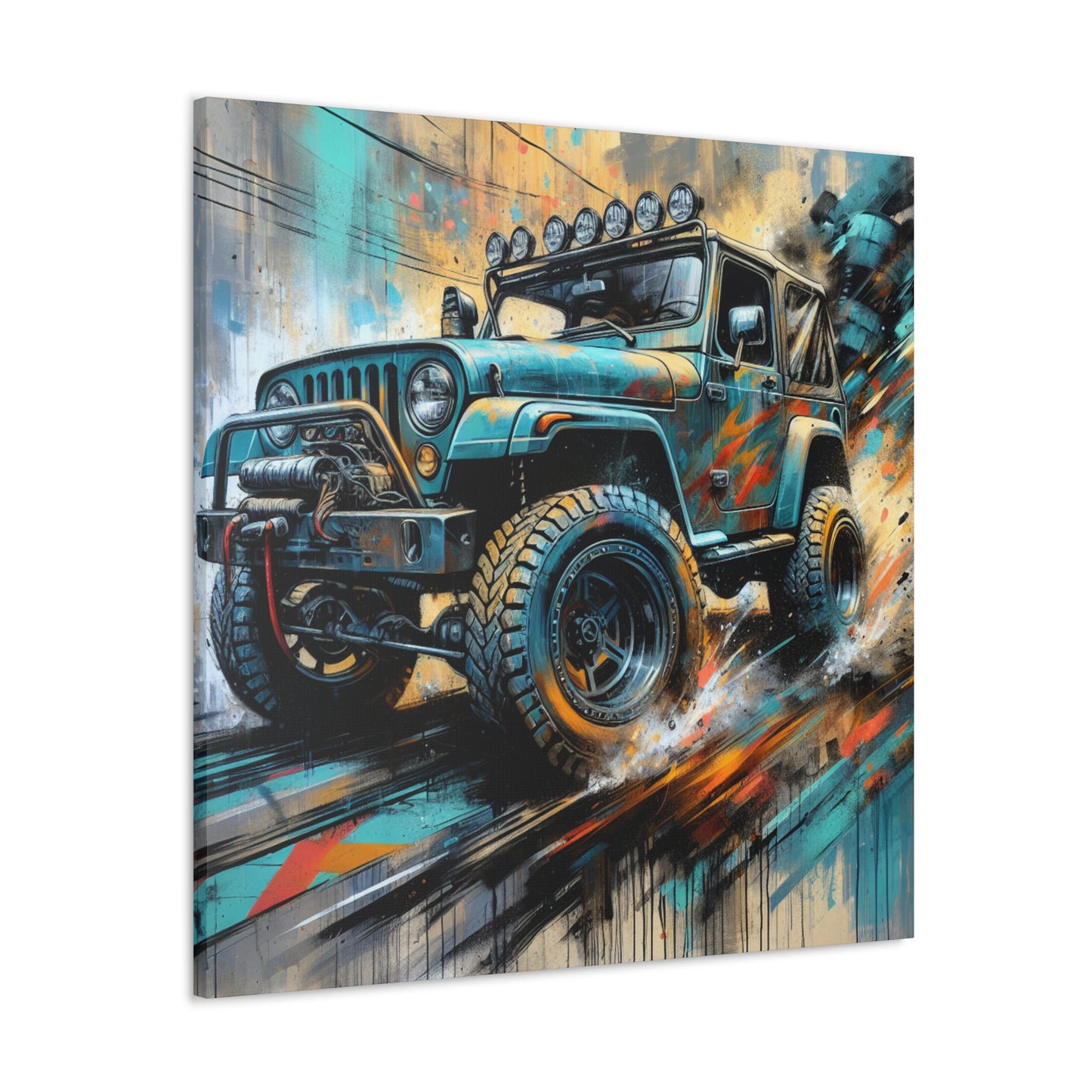 "Urban Jungle Adventure" - Canvas