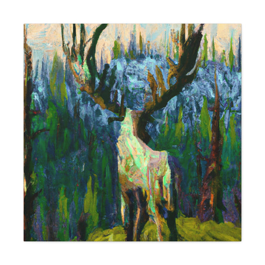 Majestic Elk Painting - Canvas