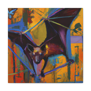 "Indian Flying Fox Flight" - Canvas