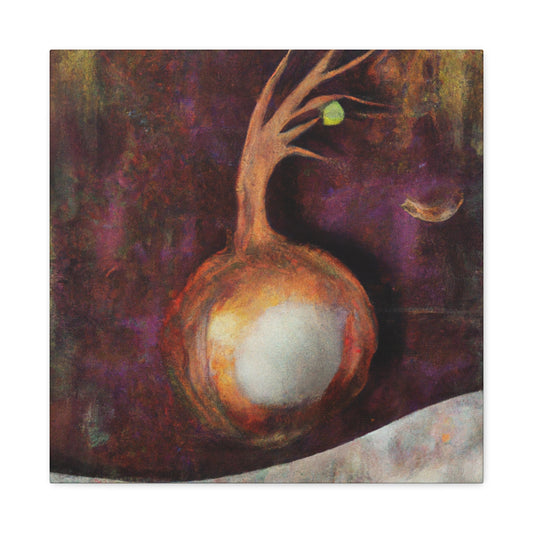 Onion Through Surrealism - Canvas