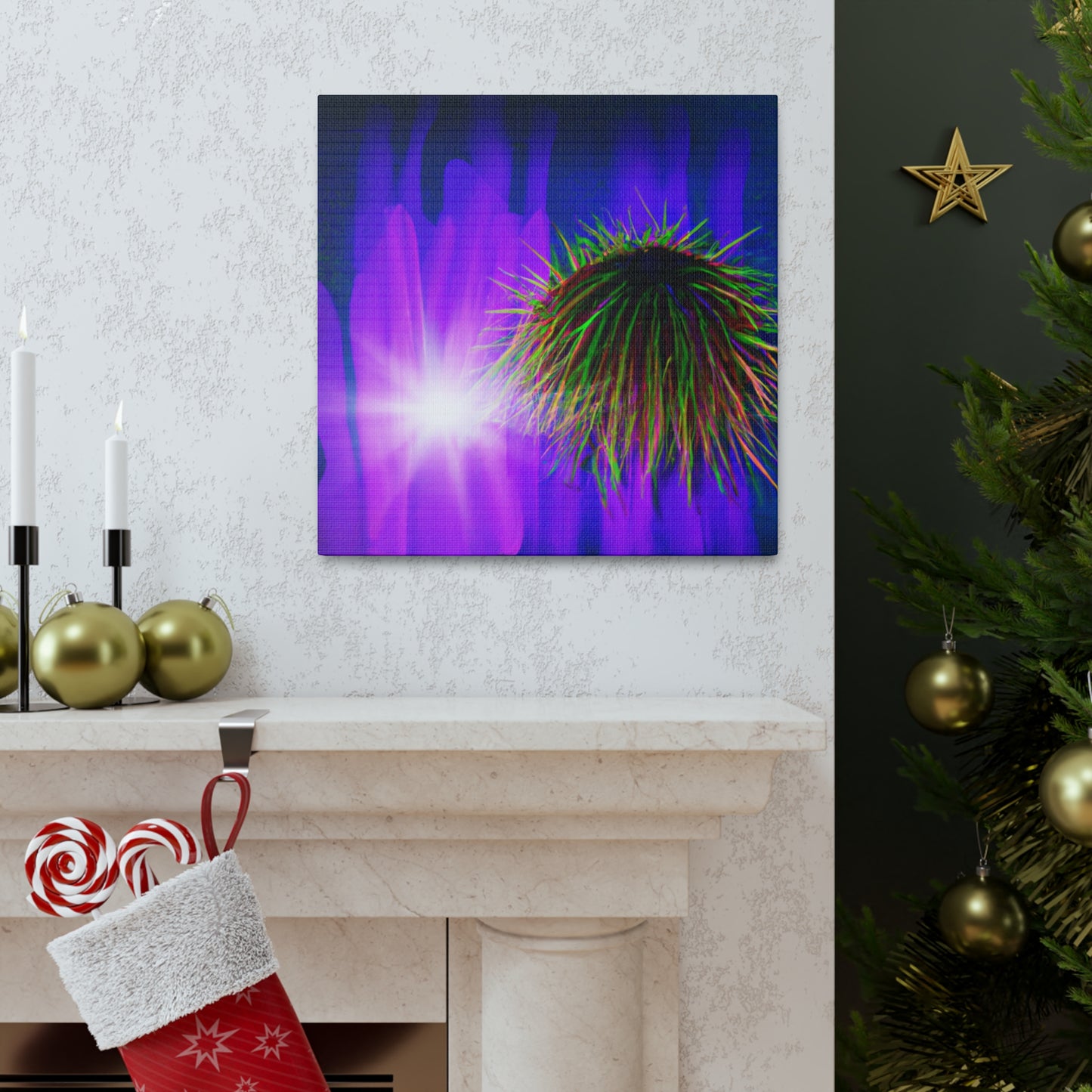 "Sea Urchin Fanfare" - Canvas