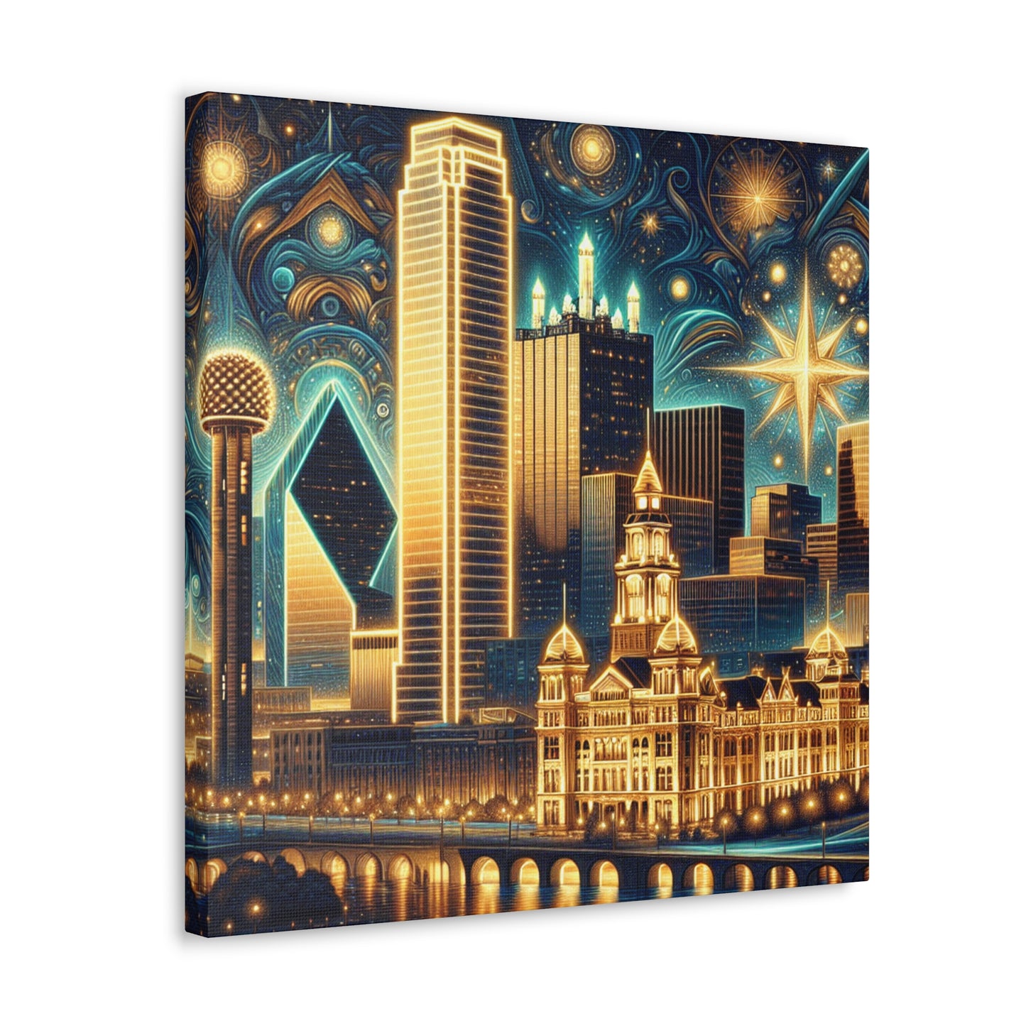 "Enchanting Dallas Horizons" - Canvas