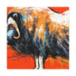 Musk Ox Epic Struggle - Canvas