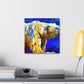 Polar Bear in Hues - Canvas