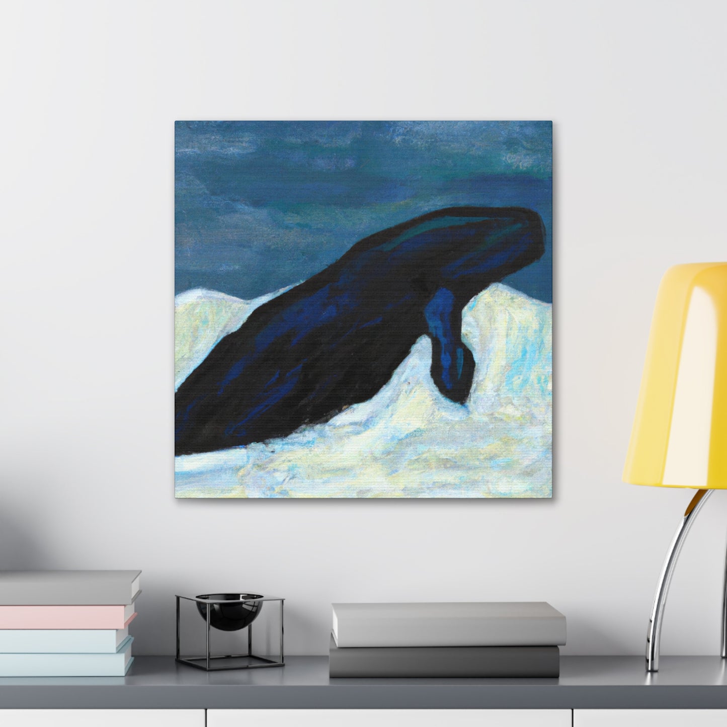 Bowhead Whale Abstraction - Canvas