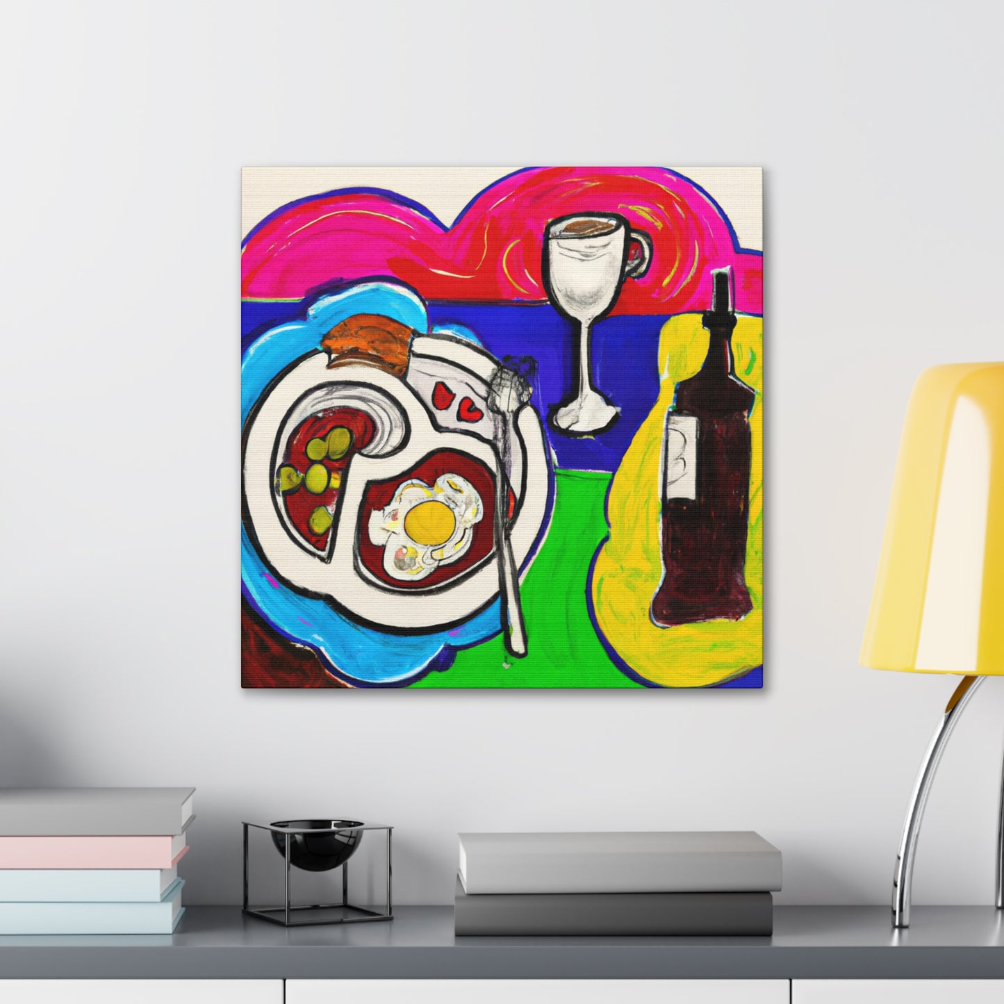 Dinner Table Delight - Canvas