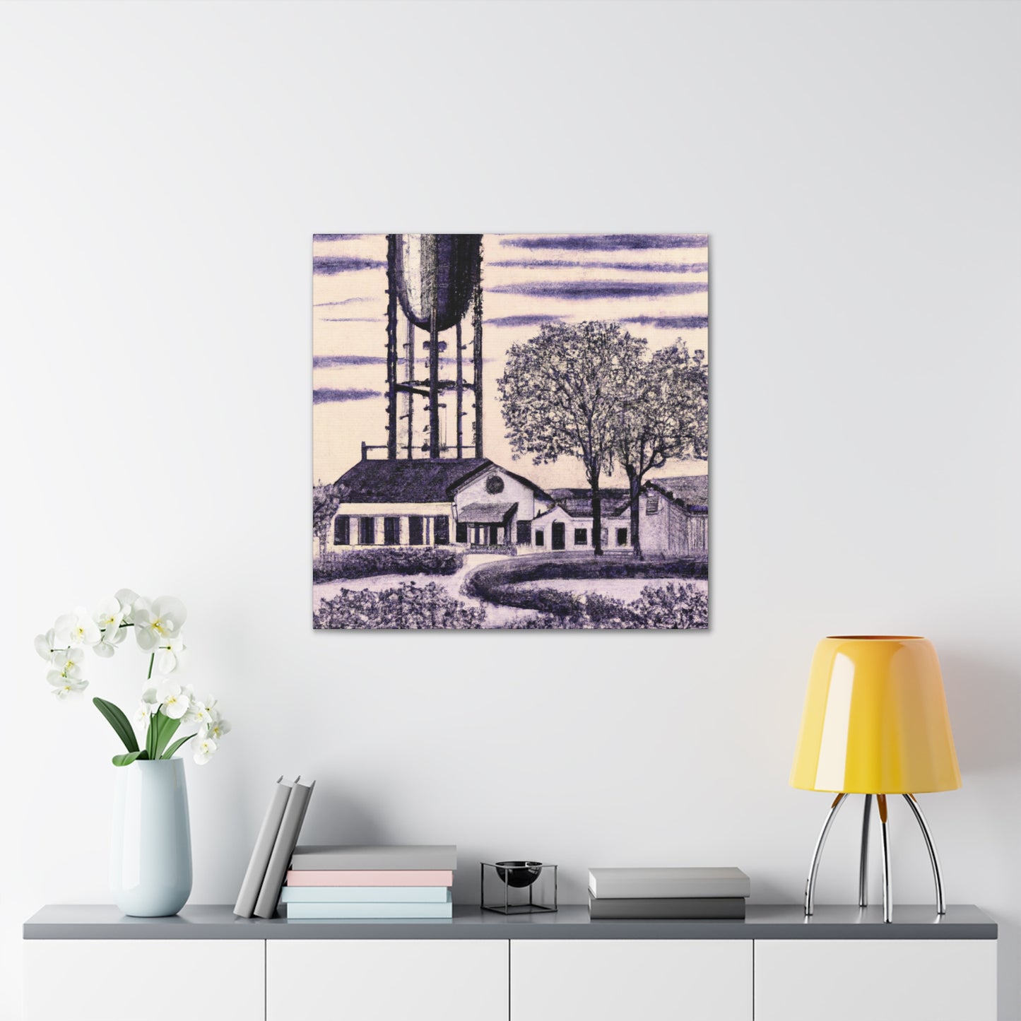 "The Water Tower Opulence" - Canvas