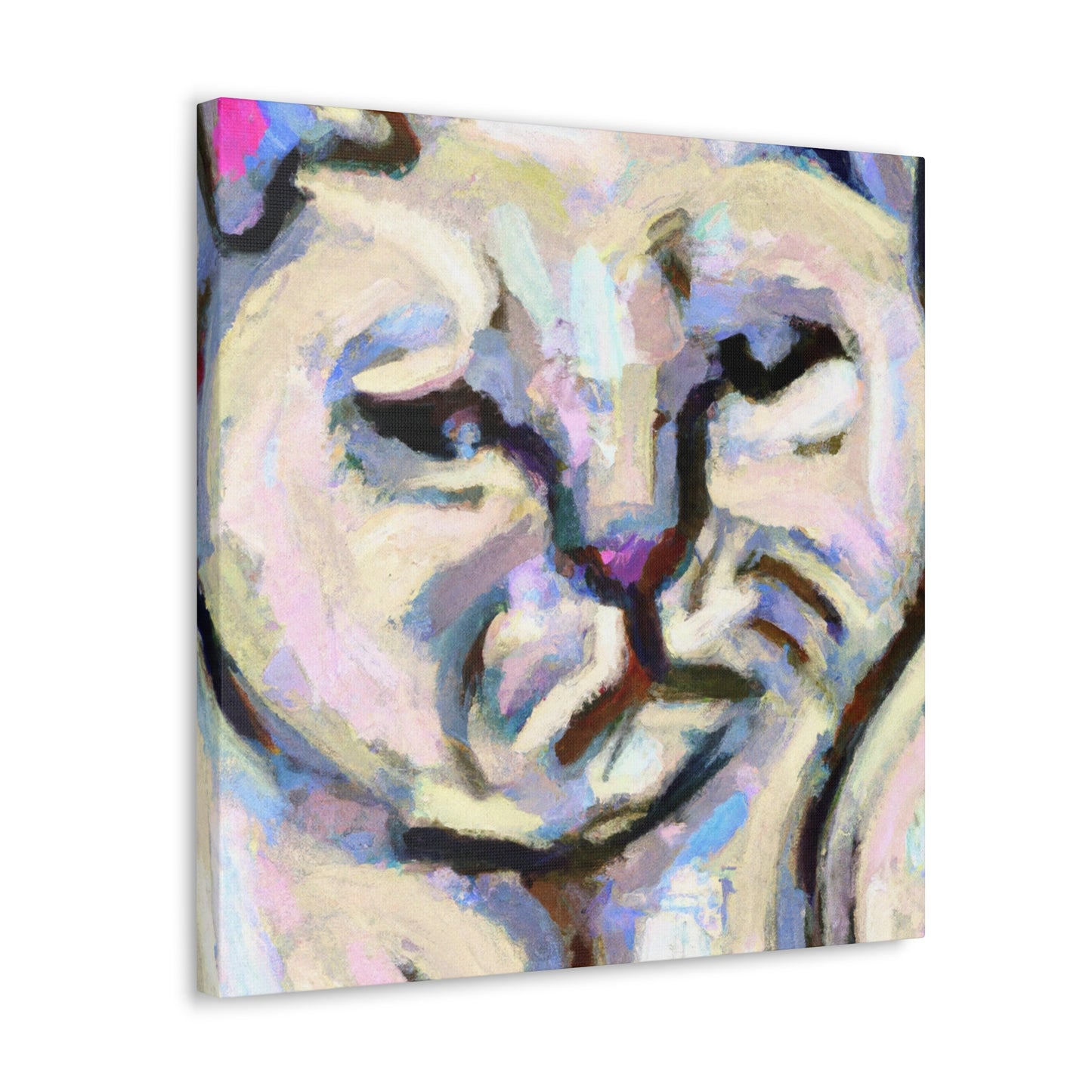 "Siamese in Expressionism" - Canvas