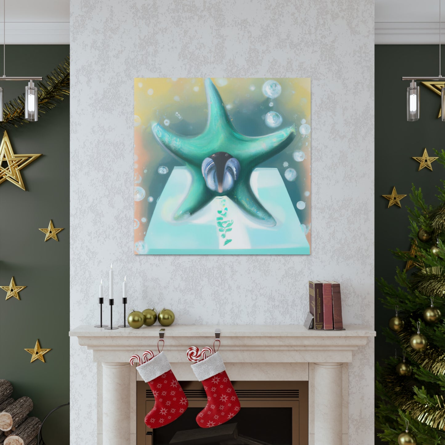 "Starfish Amongst Glamour" - Canvas