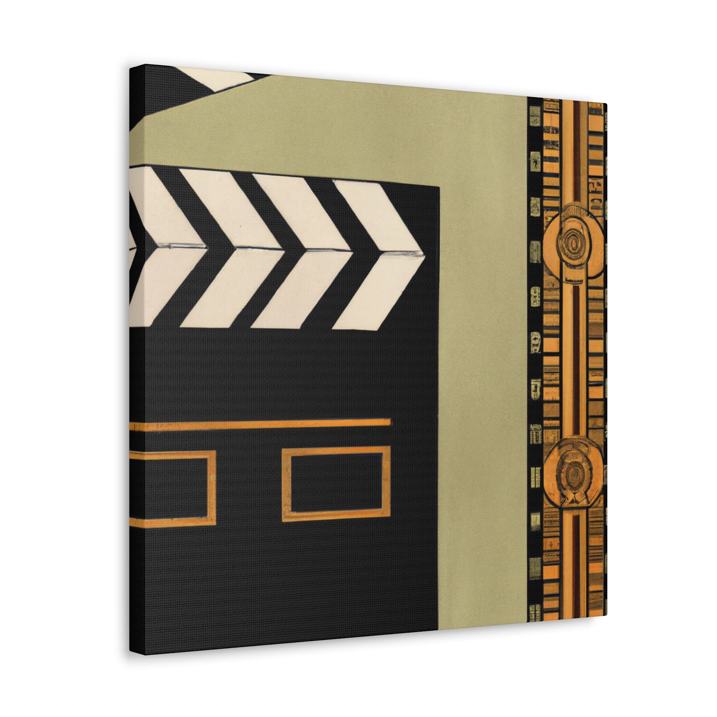 Starry Movie Clapboard - Canvas