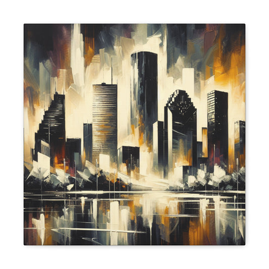 "Dynamic Urban Horizons" - Canvas