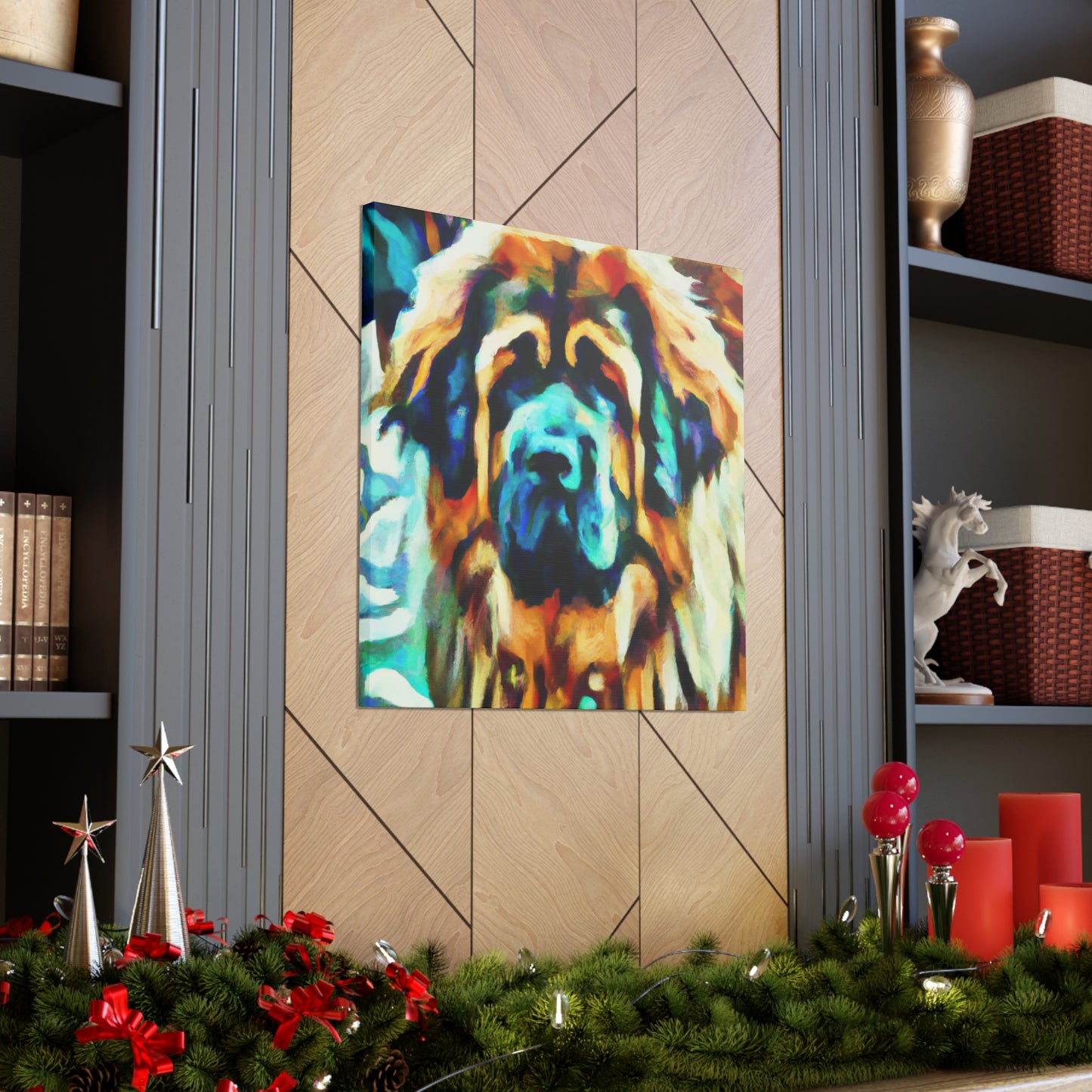 The Tibetan Guardian Dog - Canvas