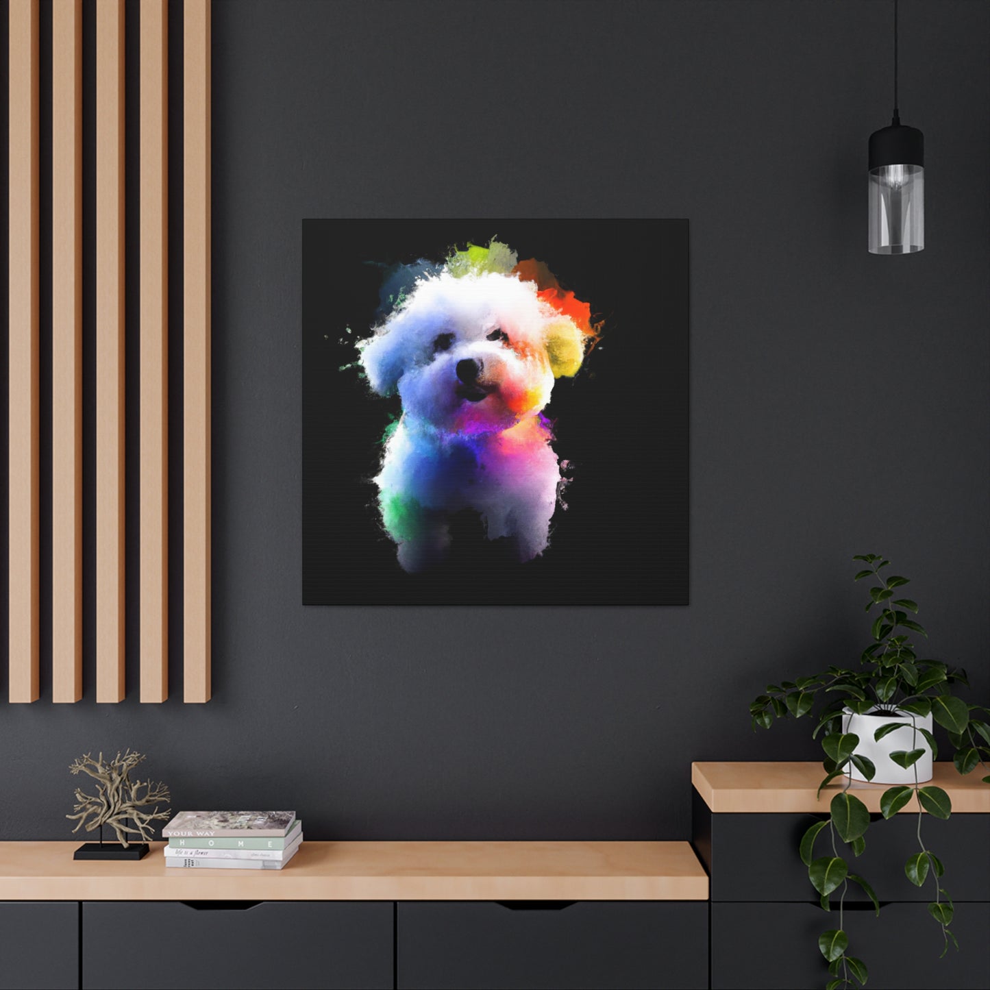 "Proud Bichon Frise" - Canvas