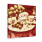 Cheese and Grapes Ablaze - Canvas