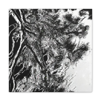 Pine Tree Reflection - Canvas