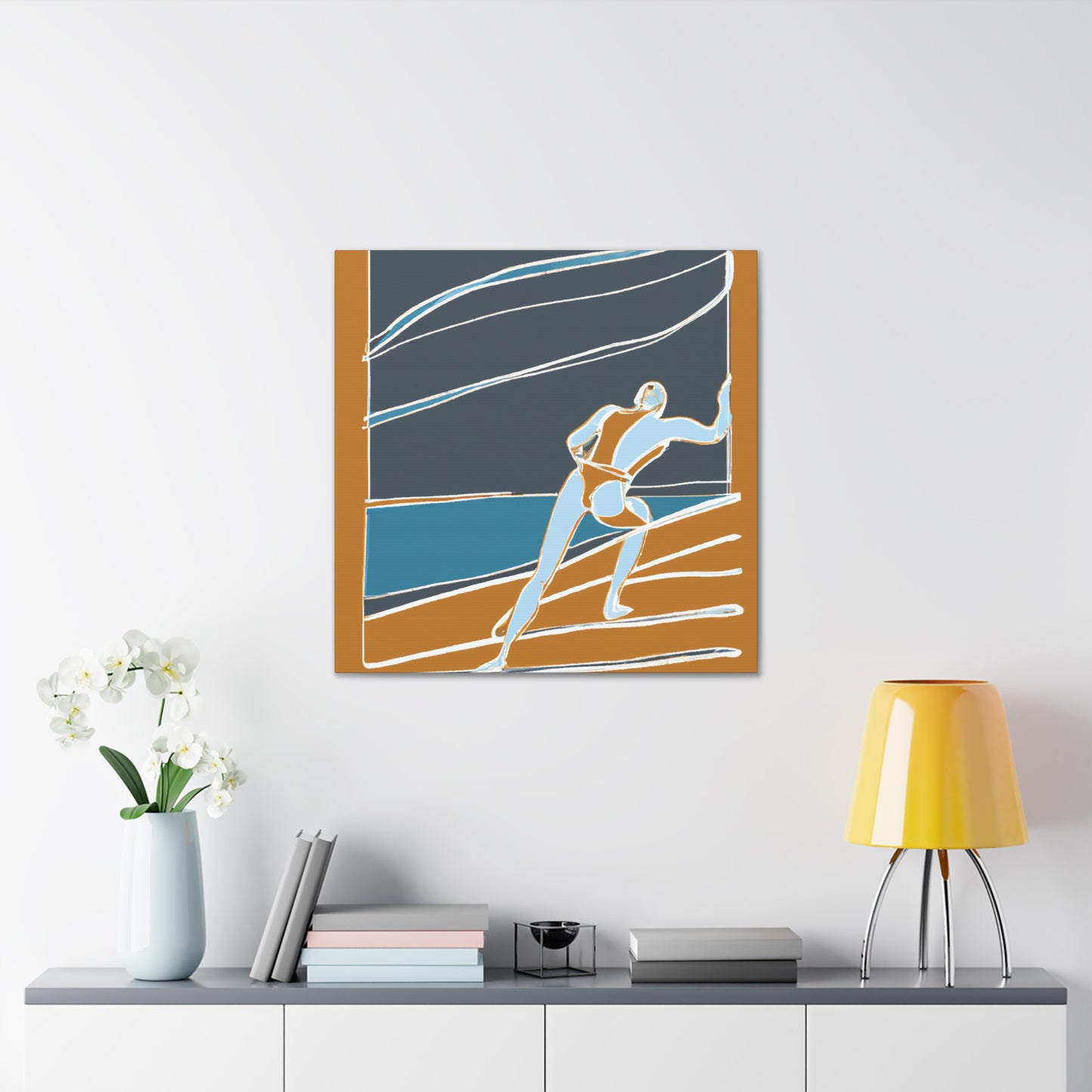 Surfing the Wavelets - Canvas