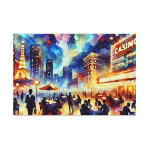 Colorful Casino Chaos - Canvas