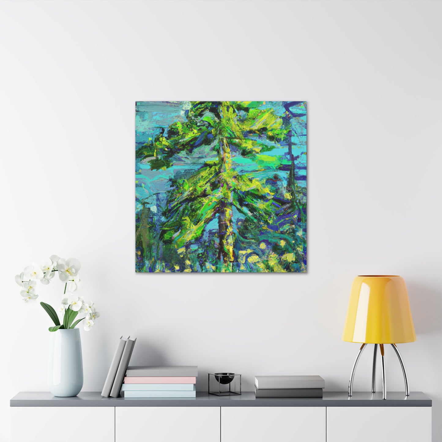 "Pine Tree Dreamscape" - Canvas