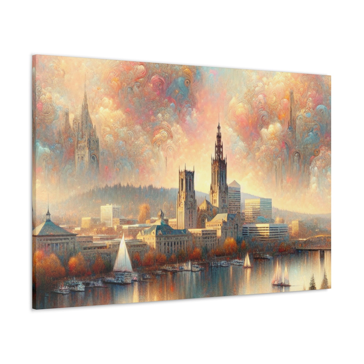 "Unseen Dreamscape Portland" - Canvas