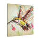 "Hummingbird in Flight" - Canvas