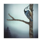 A Nuthatch's Visionary Flight - Canvas