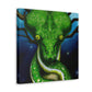 Green Tree Slithers. - Canvas