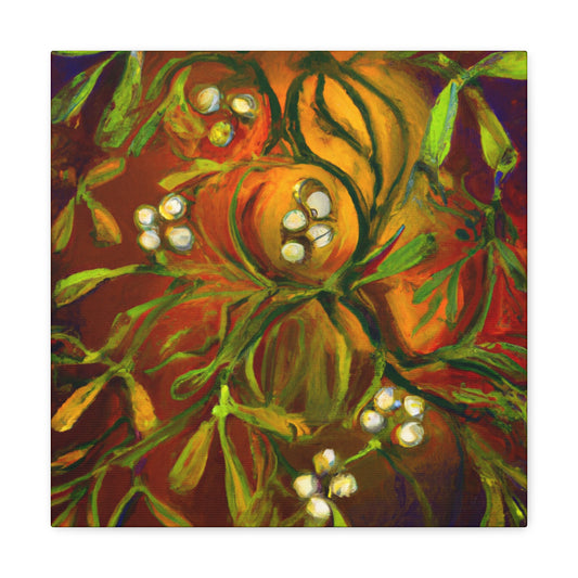 Mistletoe Magic Scene - Canvas