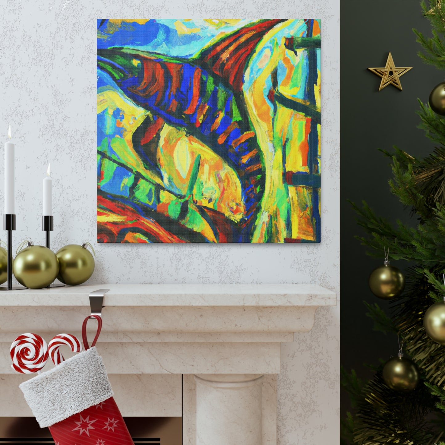 Sailfish of Expressionism - Canvas