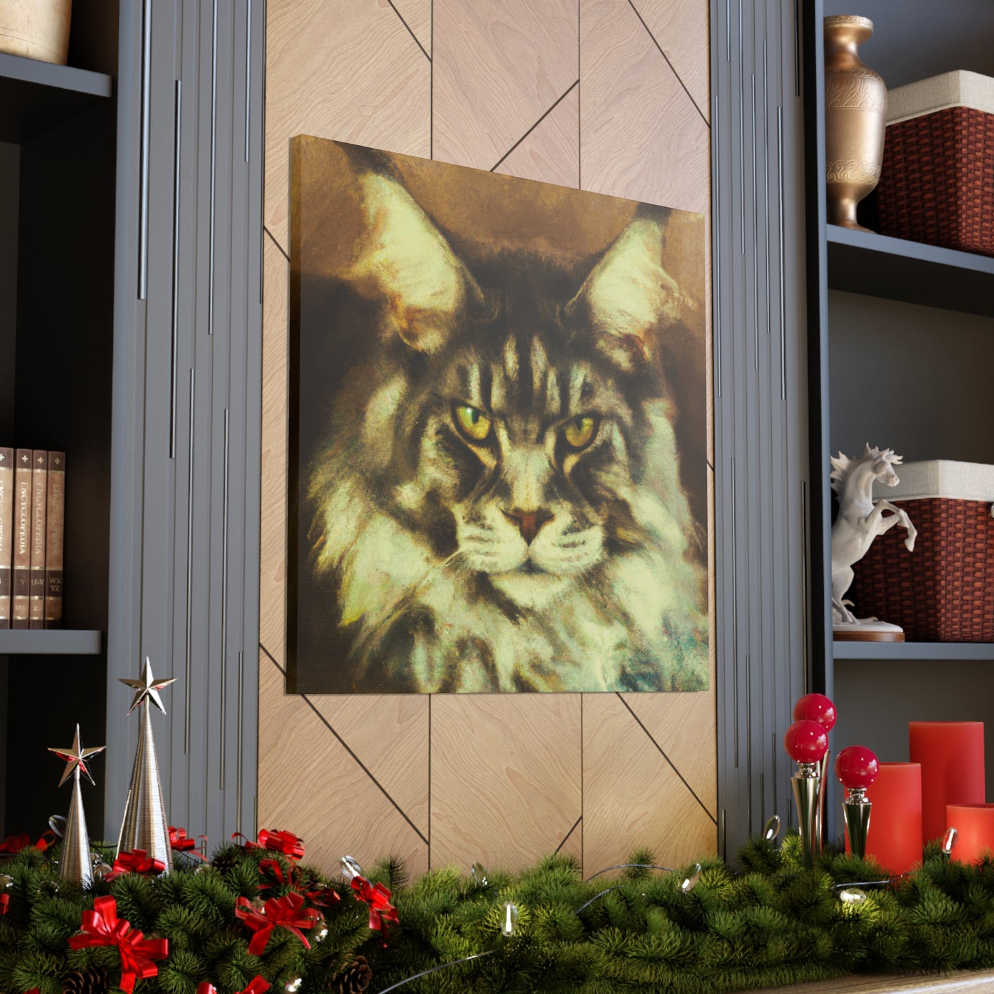 Maine Coon Majesty - Canvas