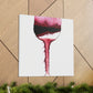 "Wine Glass Simplicity" - Canvas