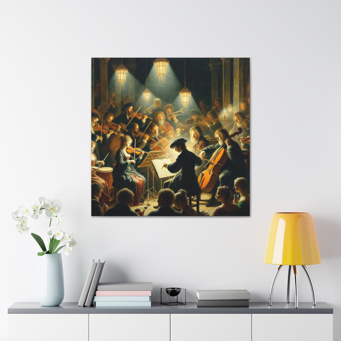 "Harmonious Revelry Unveiled" - Canvas