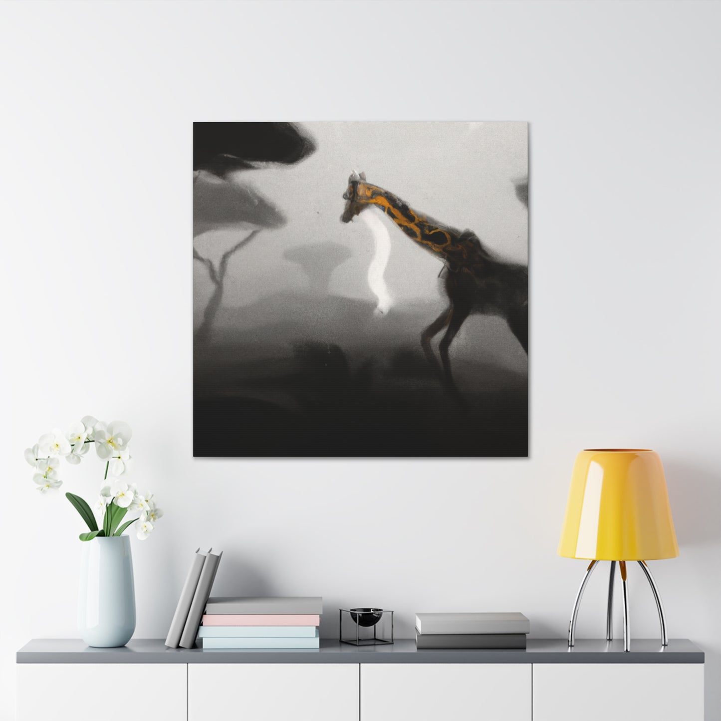 Giraffe in Expressionism - Canvas