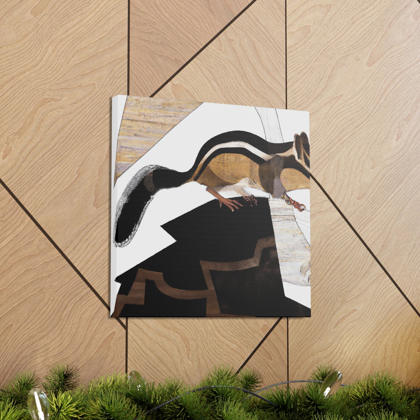 Chipmunk in Art Deco - Canvas