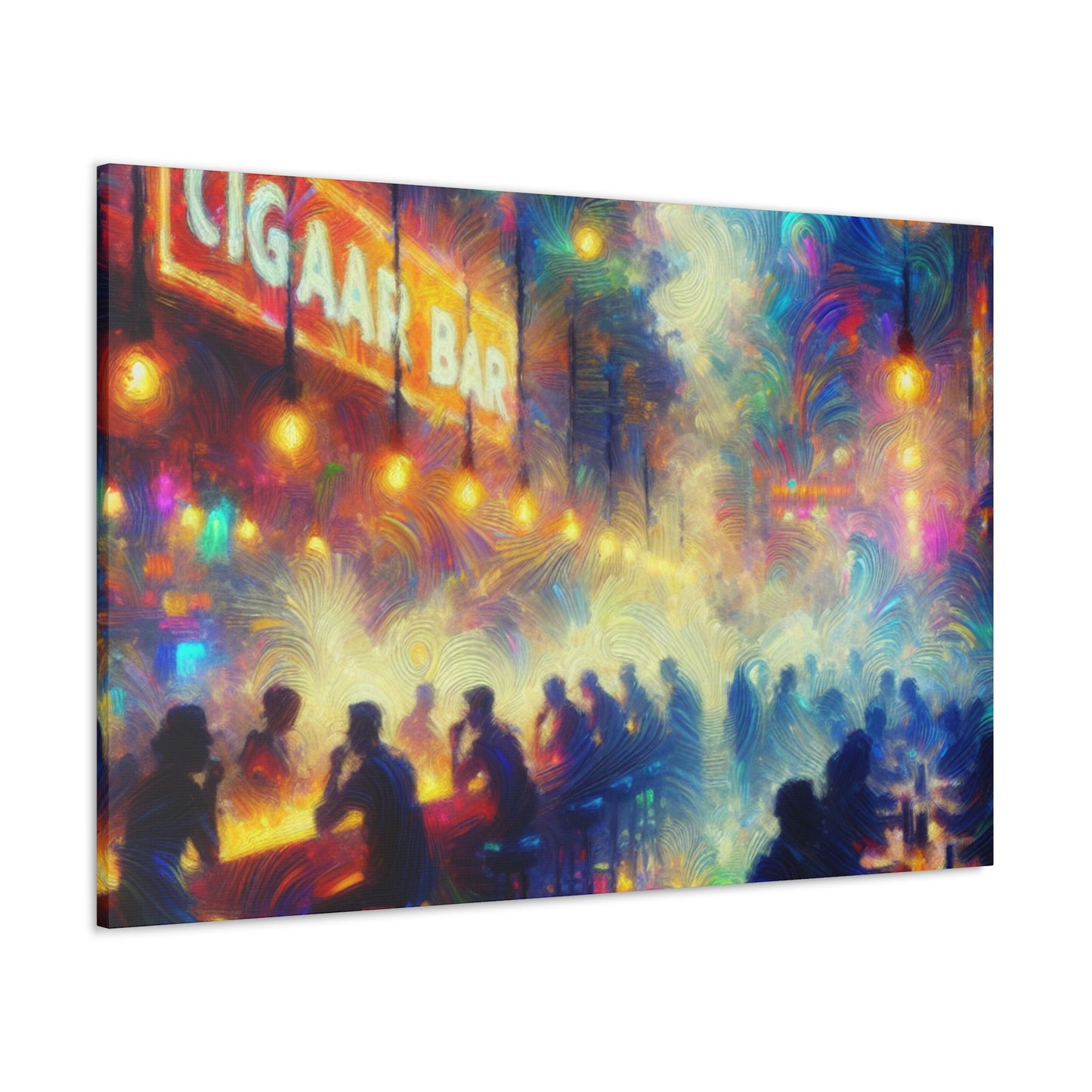 Smoky Soirée Night - Canvas