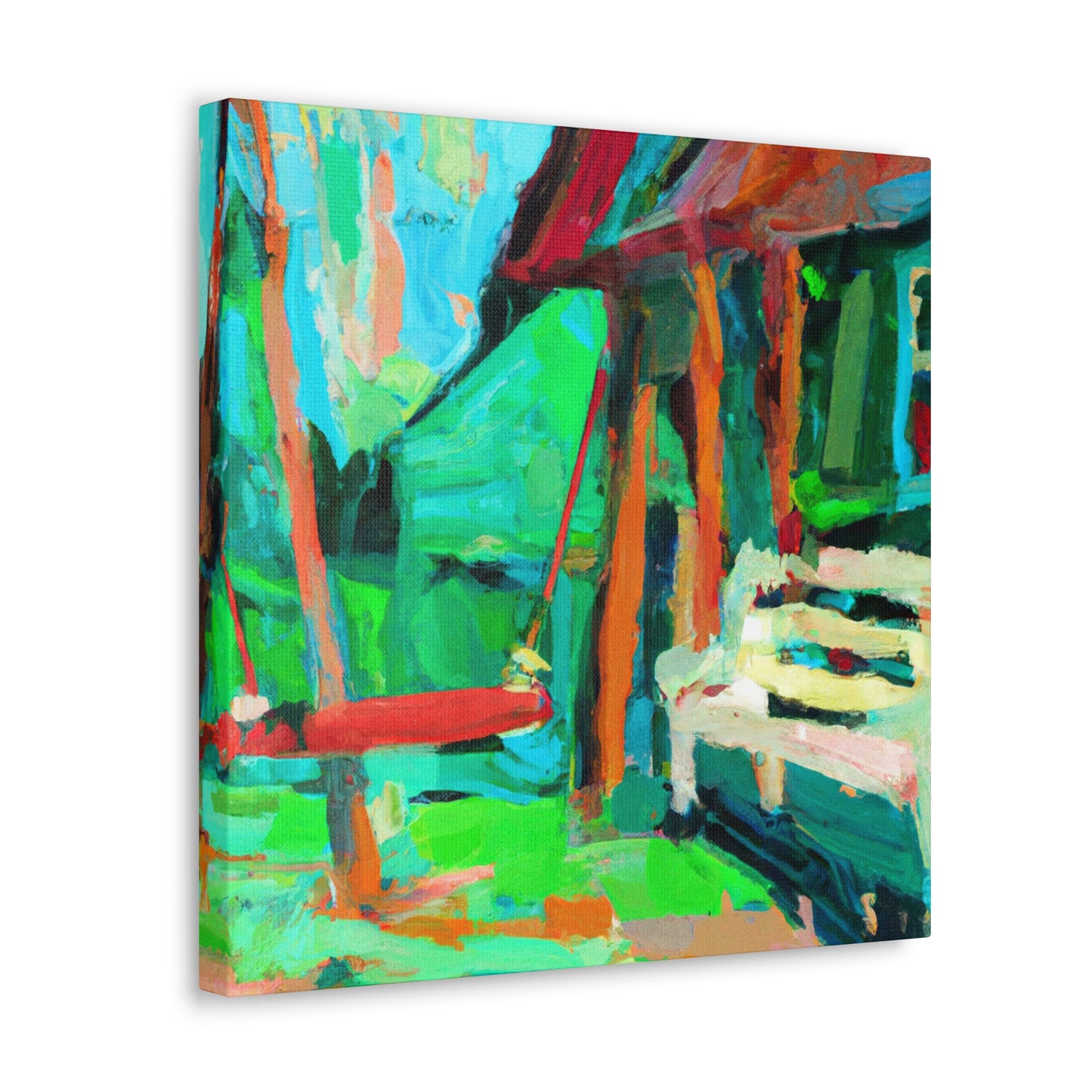 "Porch Swing Reflection" - Canvas