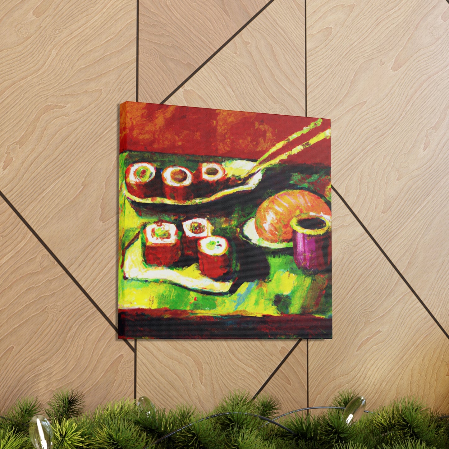 "Delightful Sushi Delight" - Canvas