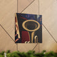 Rising Art Deco Trumpet - Canvas