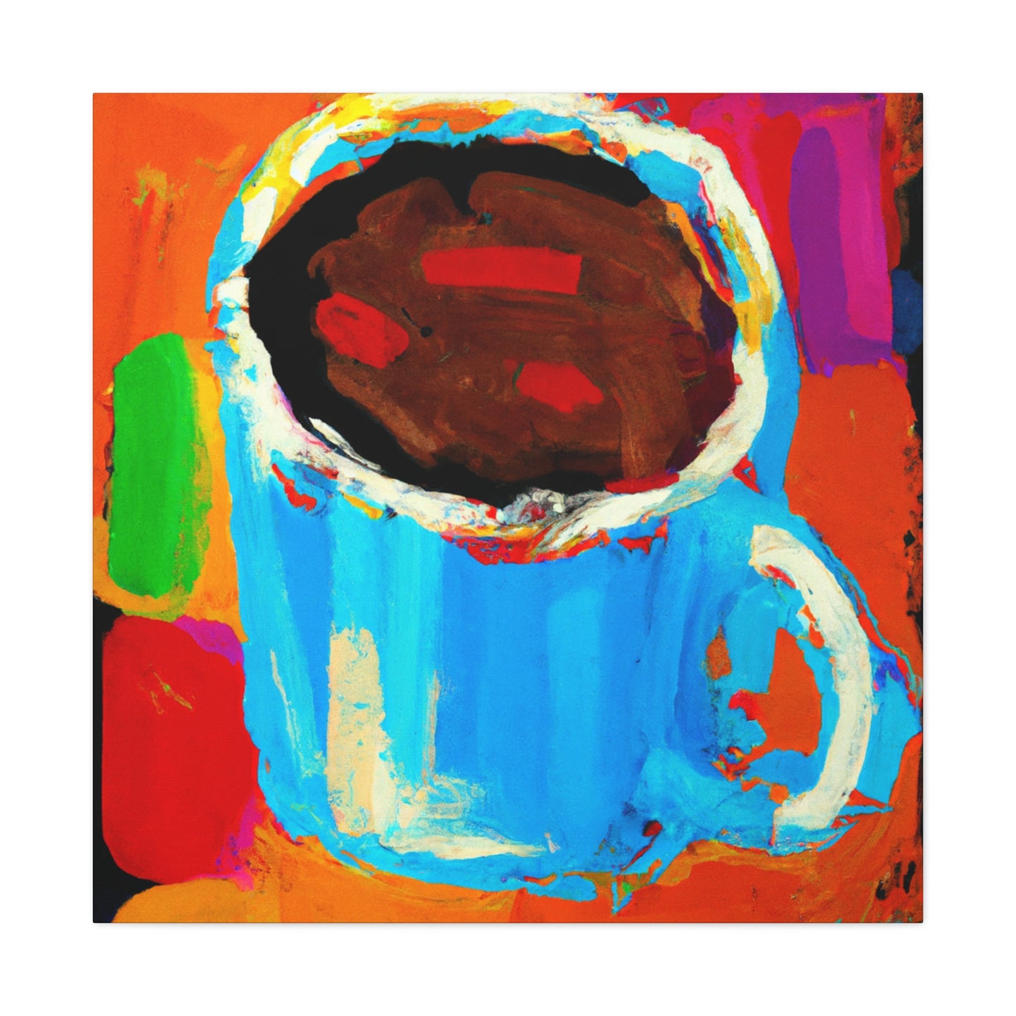 Cup of Coffee Joy - Canvas