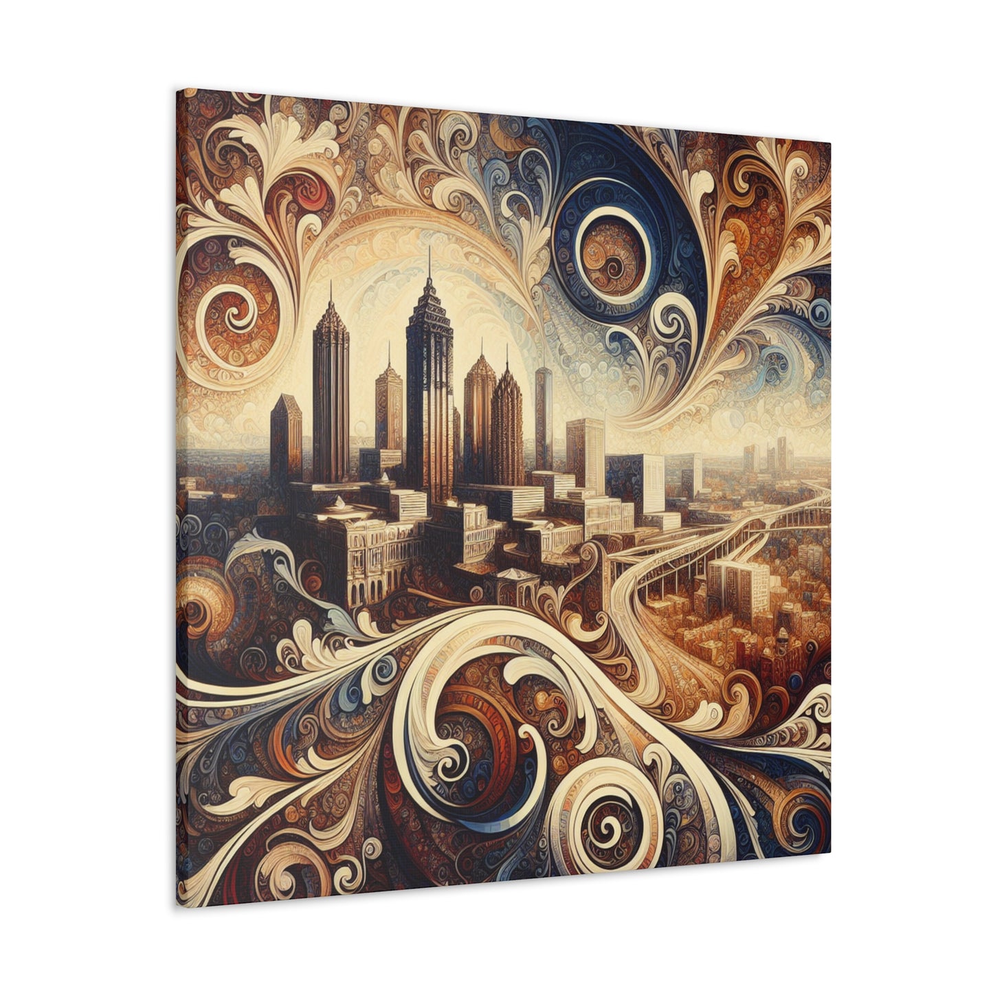 "Southern Charm Unveiled" - Canvas