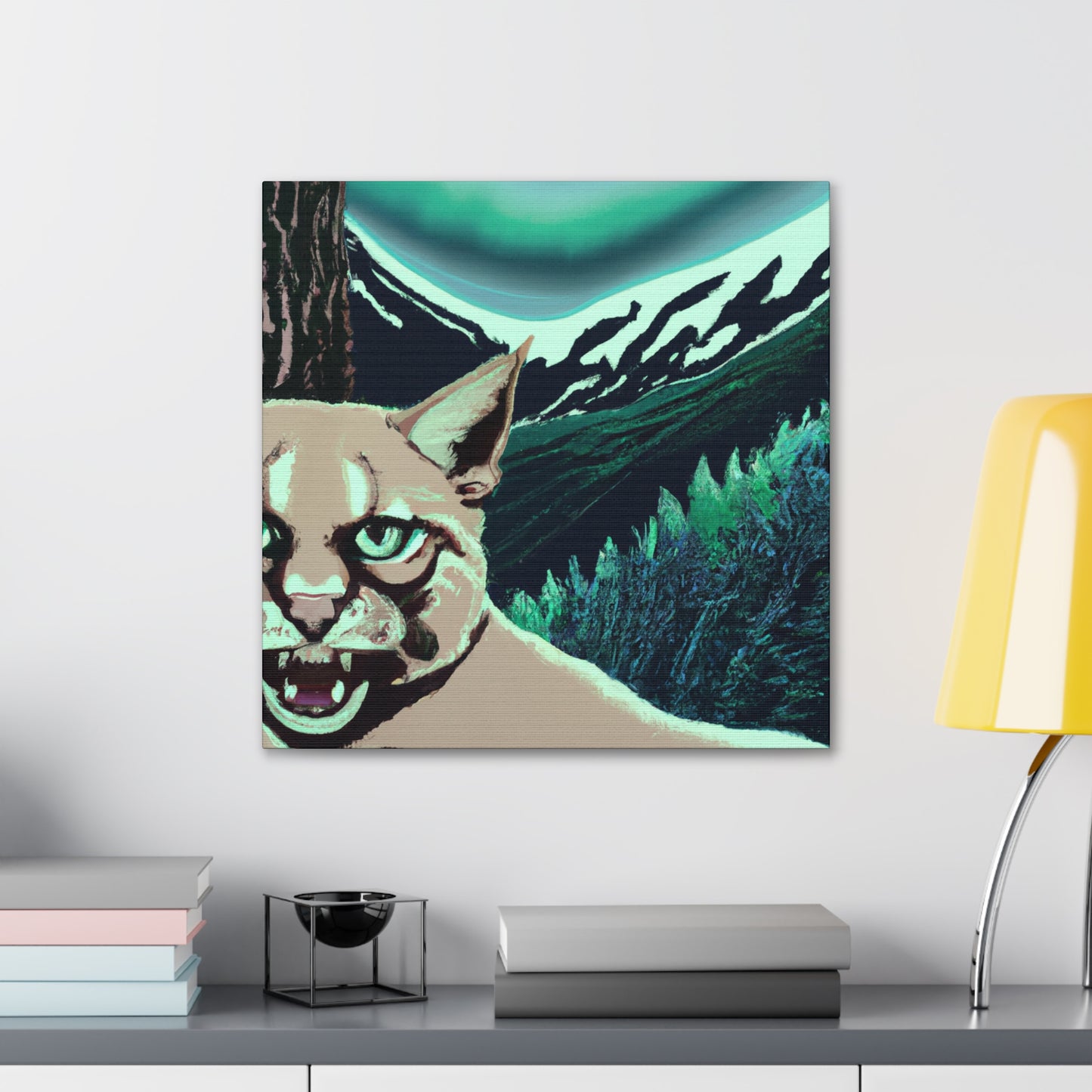 Cougar Pop Explosion - Canvas