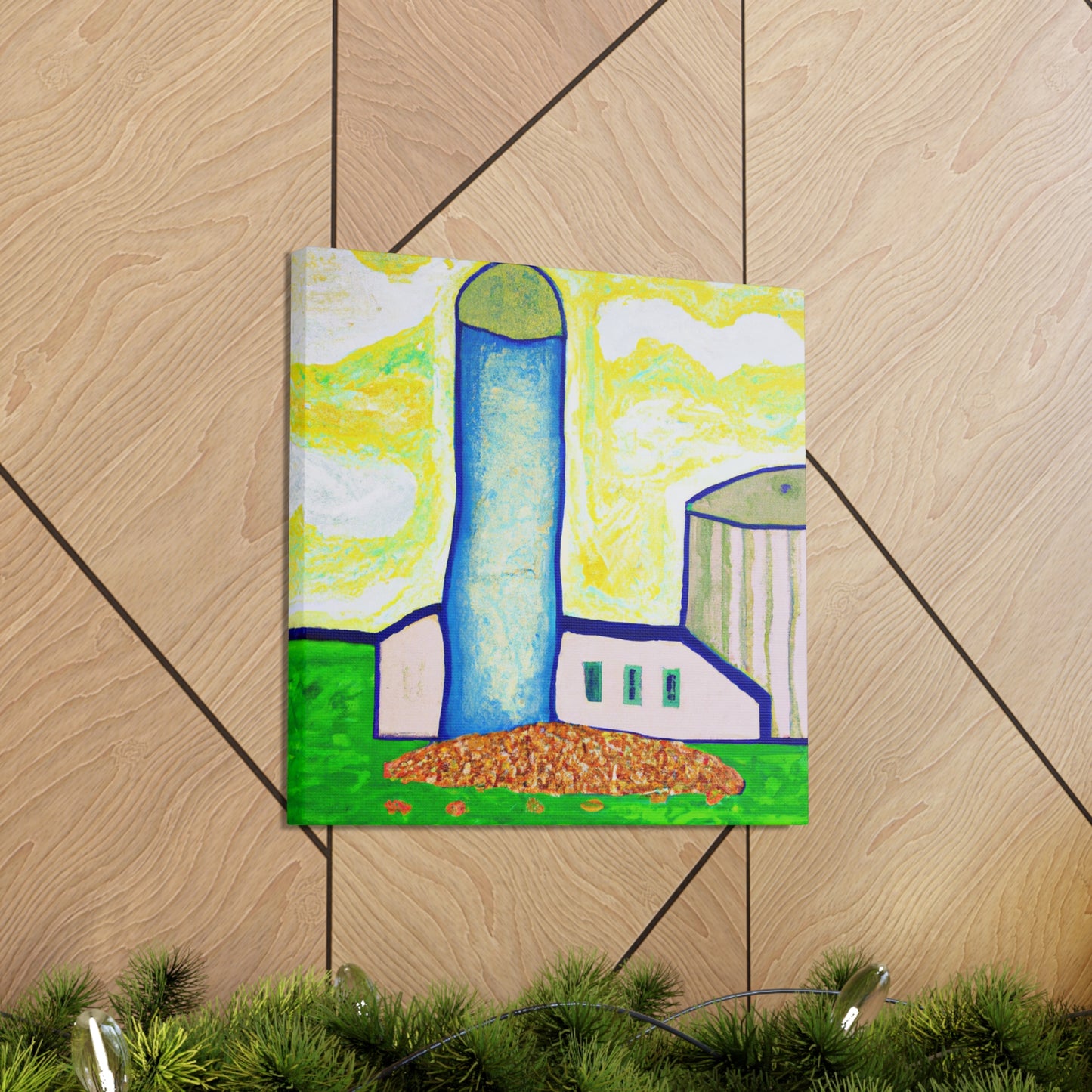 "Silo in Impressionism" - Canvas