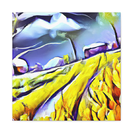 Crop Fields Ablaze - Canvas