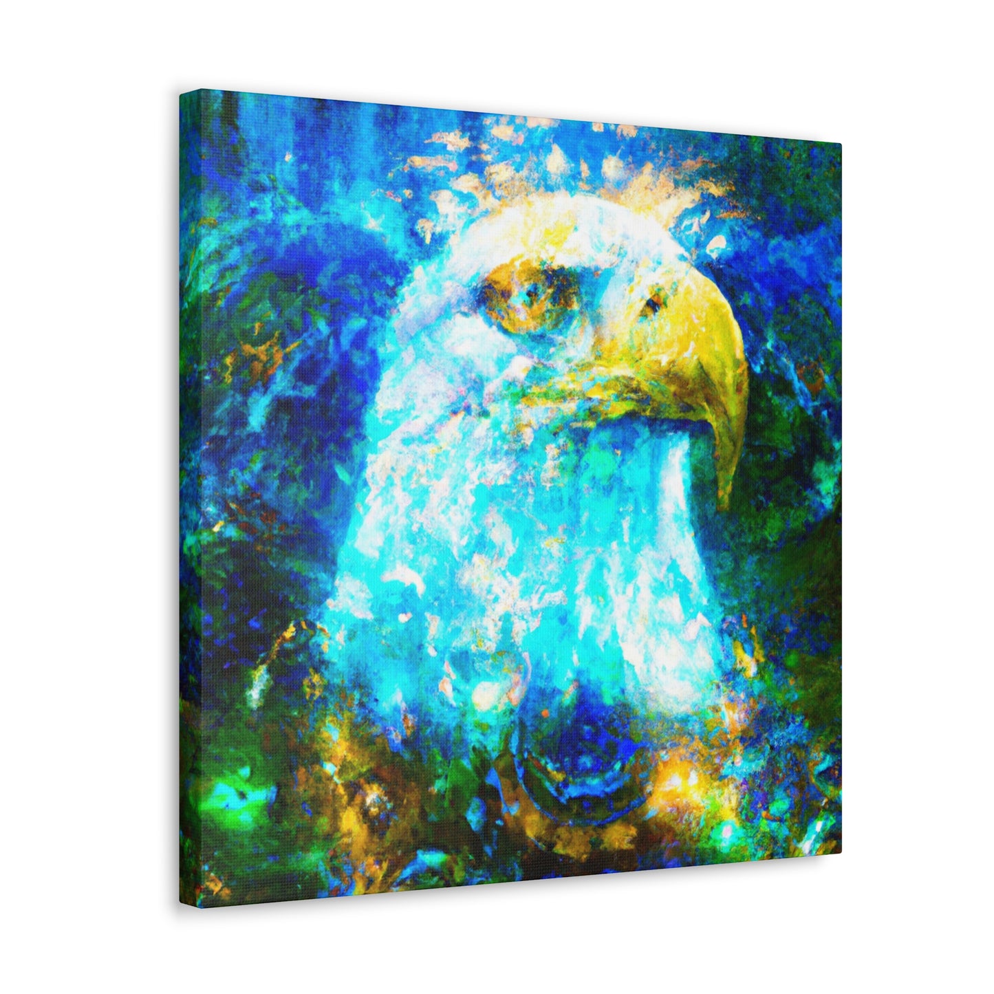 "The Steampunk Eagle Soars" - Canvas