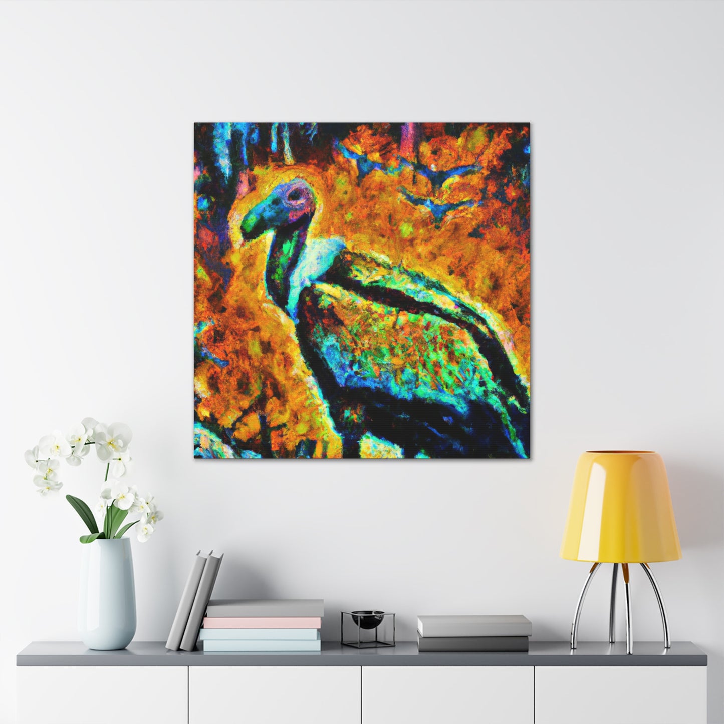 Vulture in Abstraction - Canvas